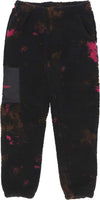 IUTER-Orsetto-Uomo-Tie-Dye-Fur-Pant-Black-da-uomo