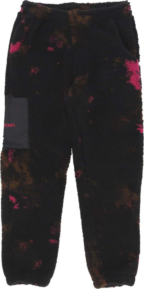 IUTER-Orsetto-Uomo-Tie-Dye-Fur-Pant-Black-da-uomo