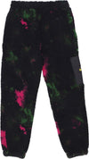IUTER-Orsetto-Uomo-Tie-Dye-Fur-Pant-Black-da-uomo
