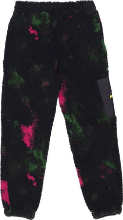 IUTER-Orsetto-Uomo-Tie-Dye-Fur-Pant-Black-da-uomo