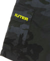 IUTER-Pantalone-Corto-Uomo-Jogger-Cargo-Camo-Shorts-Black-da-uomo