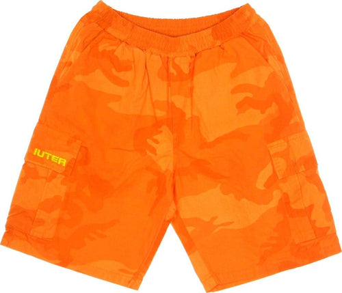 IUTER-Pantalone-Corto-Uomo-Jogger-Cargo-Camo-Shorts-Orange-da-uomo