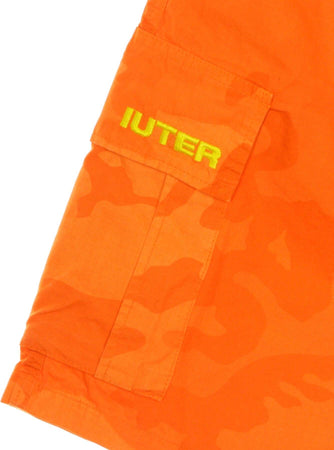 IUTER-Pantalone-Corto-Uomo-Jogger-Cargo-Camo-Shorts-Orange-da-uomo
