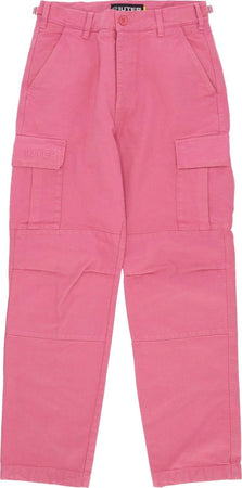 IUTER-Pantalone-Lungo-Uomo-Cargo-Canvas-Pink-da-uomo
