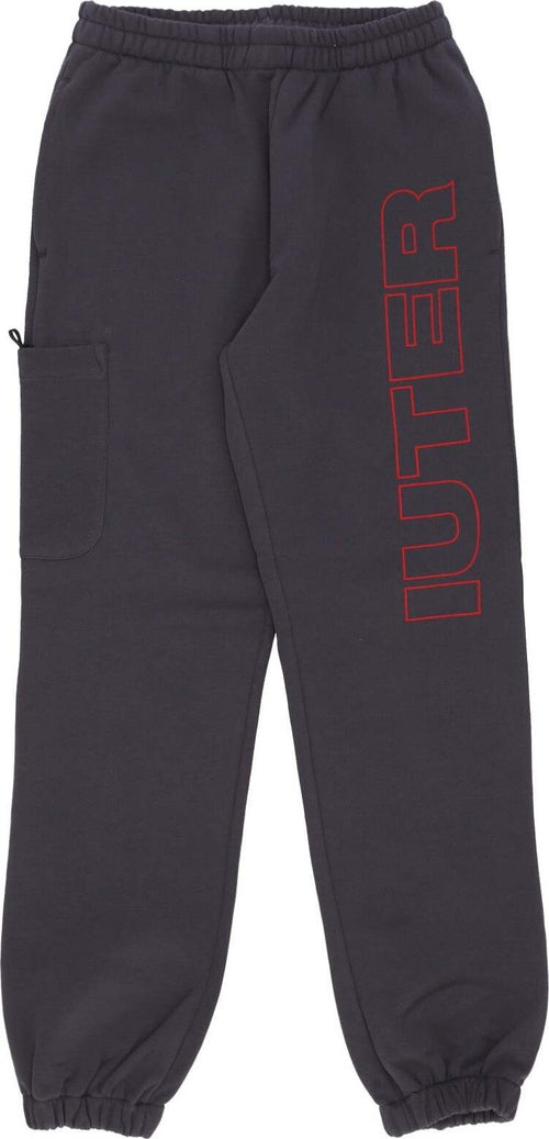 IUTER-Pantalone-Tuta-Felpato-Uomo-Family-Sweatpant-Asphalt-da-uomo