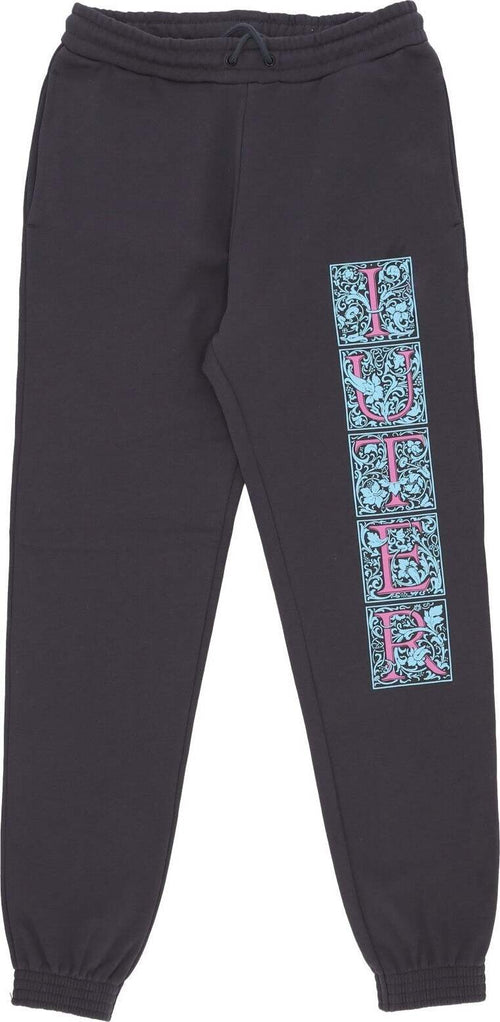 IUTER-Pantalone-Tuta-Felpato-Uomo-Mediolanum-Sweatpant-Asphalt-da-uomo