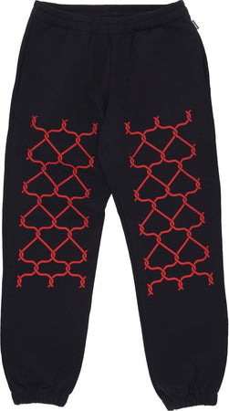 IUTER-Pantalone-Tuta-Felpato-Uomo-Net-Sweatpant-Black-da-uomo