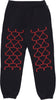 IUTER-Pantalone-Tuta-Felpato-Uomo-Net-Sweatpant-Black-da-uomo
