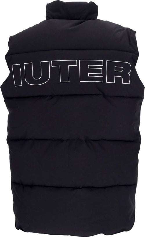IUTER-Piumino-Smanicato-Uomo-Puff-Vest-Black-da-uomo