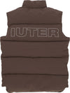 IUTER-Piumino-Smanicato-Uomo-Puff-Vest-Brown-da-uomo