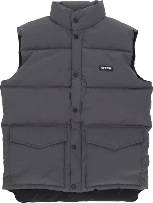 IUTER-Piumino-Smanicato-Uomo-Puff-Vest-Dark-Grey-da-uomo