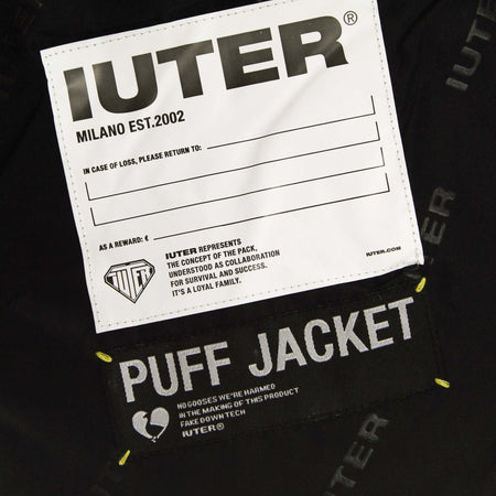 IUTER-Piumino-Uomo-Horns-Allover-Puff-Jacket-Black-da-uomo