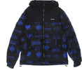 IUTER-Piumino-Uomo-Horns-Allover-Puff-Jacket-Black-da-uomo