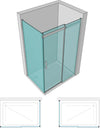 Ix-Box-Shower-Lato-fisso-Calla-LF116-Cristallo-6-millimetri-Chrome