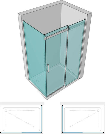 Ix-Box-Shower-Lato-fisso-Calla-LF116-Cristallo-6-millimetri-Chrome