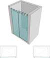 Ix-Box-Shower-Porta-Doccia-Scorrevole-Calla-S116-Cristallo-6-millimetri-Chrome