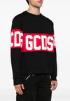 GCDS FELPA BAND LOGO CREWNECK da uomo