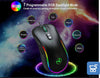 J300+V400 Tastiera e Mouse Combo RGB Illuminazione Programmabile Gaming Mouse+Tastiera da Gioco con una sola mano