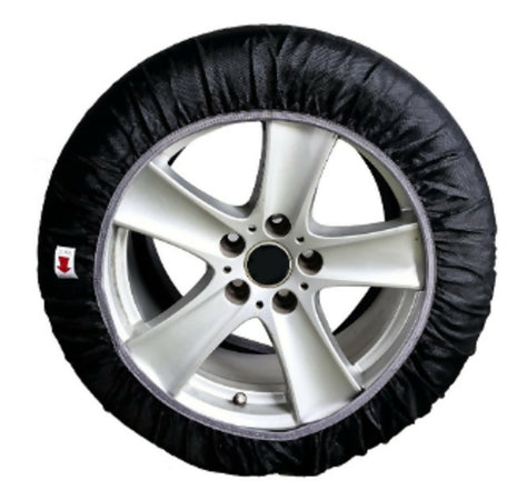 Calze da neve tessuto omologate italia en16662-1 AURILIS taglia XS L M. Sostituiscono a tutti gli effetti le catene da neve.