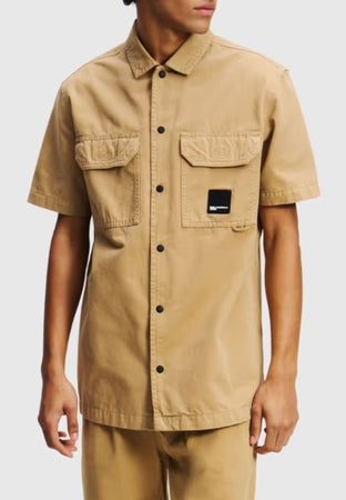 KARL LAGERFELD CAMICIA KLJ SS POCKET SHIRT da uomo