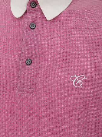 CANALI Polo Canali rosa manica corta da uomo