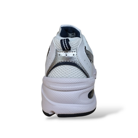 Sneakers bambino New Balance 530 bianche grigio blue laccio