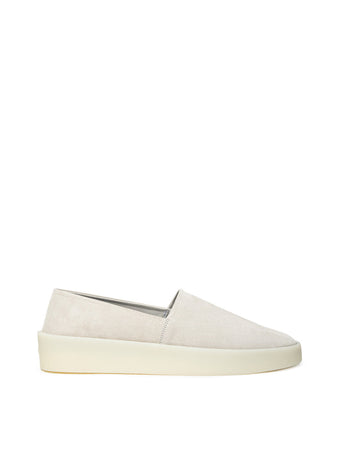 FEAR OF GOD Mocassini in Camoscio Grigio Chiaro con Suola in Gomma Fear of God da uomo