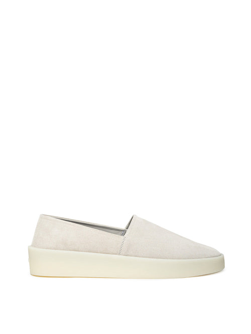 FEAR OF GOD Mocassini in Camoscio Grigio Chiaro con Suola in Gomma Fear of God da uomo