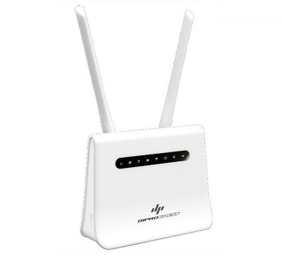 Router portatile Wi-Fi 4G/LTE con slot SIM Card e batteria al litio integrata ricaricabile DIPROGRESS DPWR4G01