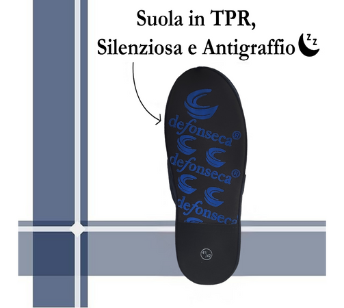 DeFonseca Ciabatte Uomo alla Milanese, Pantofole Invernali Chiuse da Casa, Lavabile e per Ospiti