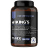 Viking's gh plus integratore glutammina, arginina, lisina, acido aspartico, zma, fosfatidilserina, ornitina okg | per recupero muscolare notturno e aumento anabolismo - 100 cpr da 1500 mg