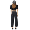 Pinko pantaloni donna pinko - estelle egg bull slegato - nero da donna