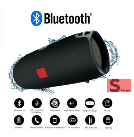 CASSA BLUETOOTH PORTATILE USB MP3 SPEAKER SMARTPHONE TABLET MUSICA VIVAVOCE 2x20w