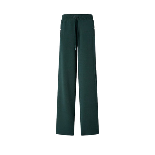 Pinko pantaloni donna pinko - palmarola pantalone piquet - verde da donna