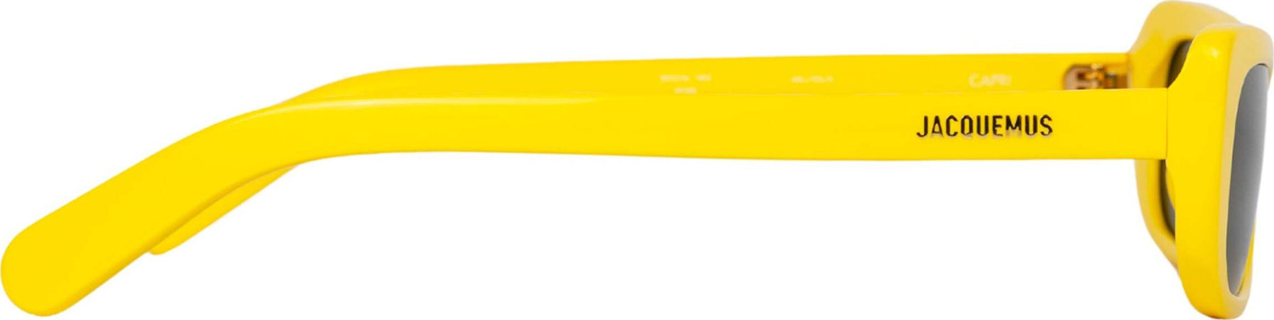 Jacquemus-Capri-occhiali-da-sole-in-giallo-da-uomo