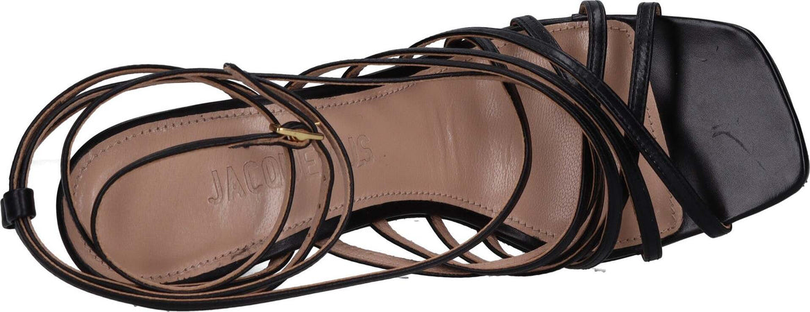 JACQUEMUS-Sandali-Nero-da-donna