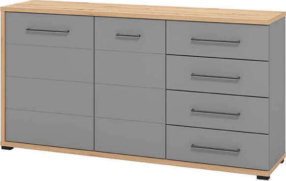 JADDIE---madia-due-ante-quattro-cassetti-moderna-minimal-in-legno-cm-161,5-x-40-x-84-h-Grigio-Milani-Home