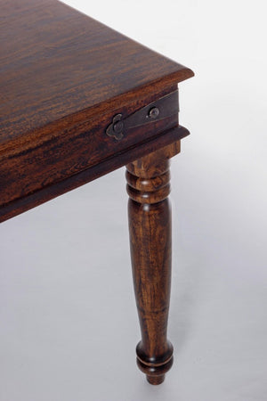 Tavolo Jaipur rettangolare, con gambe, piano in legno massiccio, stile fusion