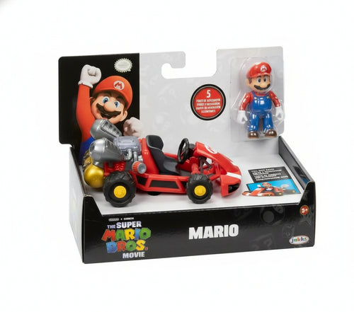 Jakks Super Mario Bros Movie Personaggio Giocattolo Con Kart 6 Cm Giochi e giocattoli/Personaggi giocattolo/Personaggi d'azione Cartoleria Deja Vu - Crotone, Commerciovirtuoso.it