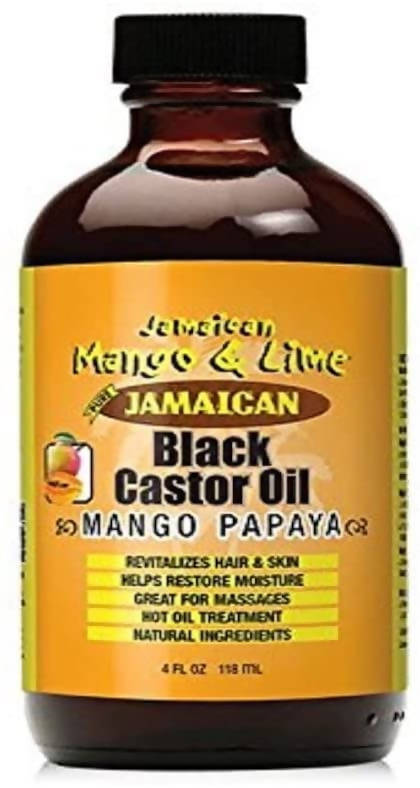Jamaican Mango And Lime Black Castor Oil 118 Ml Olio Di Ricino Nero Giamaicano Mango Papaya Per Pelle E Capelli