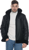 James---Giacca-Uomo-Nero-in-vero-montone-Shearling-con-Cappuccio