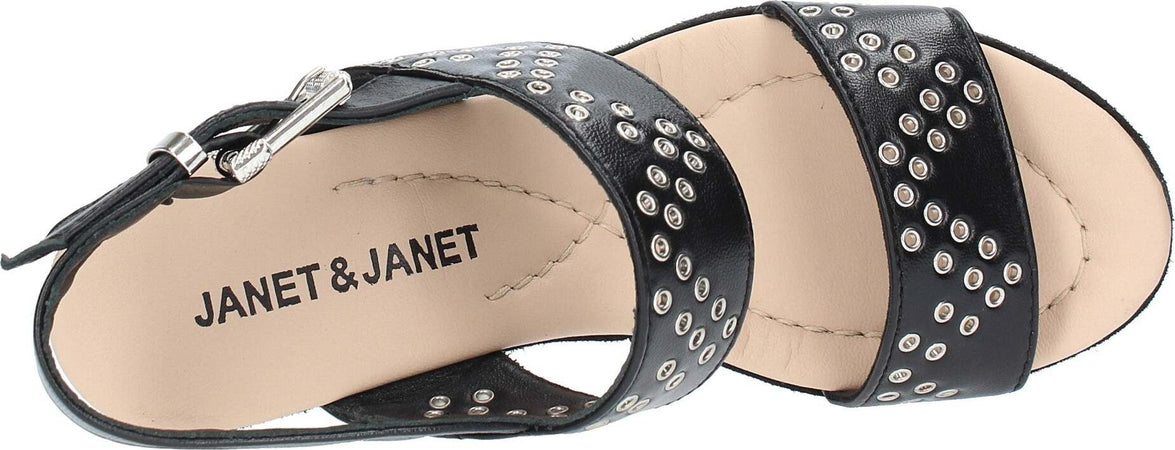 Janet-&amp;-Janet-Sandali-Nero-da-donna