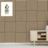 JANGAL Parete acustica a pannelli Modulabile LAMELLI 52x52cm rivestiti vero ROVERE mod. FANAL OAK Eternal Parquet