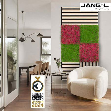 JANGAL-Pannelli-acustici-Modulabili-in-FLORA-sintetica-ULTRAREALISTICA-52x52cm-mod.-PINK