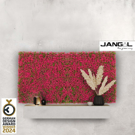 JANGAL-Pannelli-acustici-Modulabili-in-FLORA-sintetica-ULTRAREALISTICA-52x52cm-mod.-PINK