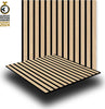 JANGAL-Parete-acustica-a-pannelli-Modulabile-LAMELLI-52x52cm-rivestiti-vero-ROVERE-mod.-FANAL-OAK