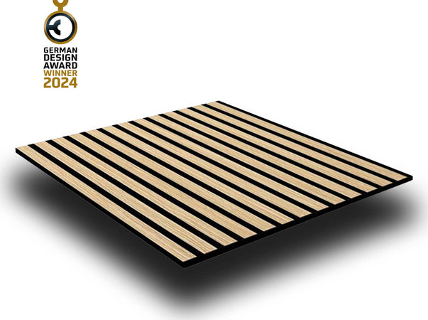 JANGAL-Parete-acustica-a-pannelli-Modulabile-LAMELLI-52x52cm-rivestiti-vero-ROVERE-mod.-FANAL-OAK