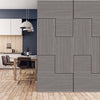 JANGAL-Parete-acustica-a-pannelli-Modulabile-LAMELLI-52x52cm-rivestiti-vero-ROVERE-mod.-OULANKA-OAK