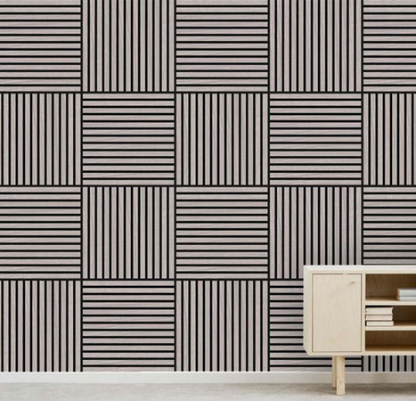 JANGAL-Parete-acustica-a-pannelli-Modulabile-LAMELLI-52x52cm-rivestiti-vero-ROVERE-mod.-OULANKA-OAK