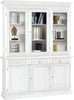 JAQUELINE---credenza-con-vetrina-in-legno-massello-156x42x205-Bianco-Milani-Home